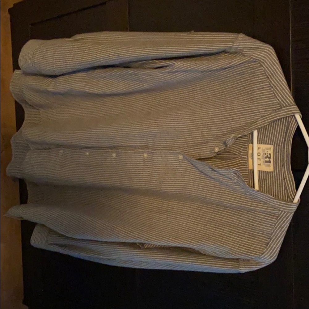 Beautiful Band collar cotton shirt- Maison Simons